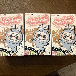3 Labubu Blind Boxes. NWT
Popular Exciting Macaron Vinyl face
Authentic/Verifed